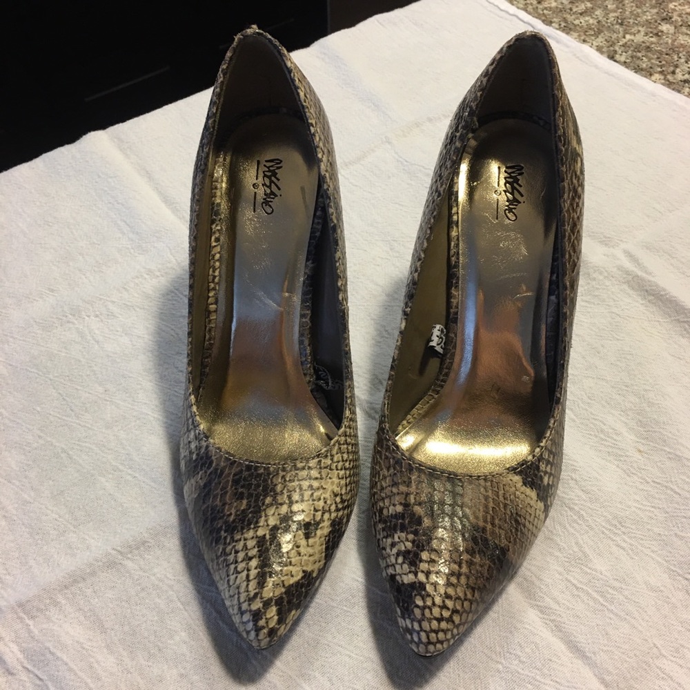 Women’s Mossimo by Target Snakeskin Pumps